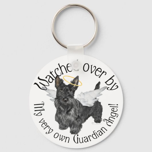 Schotse Terrier Engelen Sleutelhanger (Voorkant)