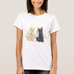 Schotse Terrier Engelen T-shirt