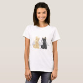 Schotse Terrier Engelen T-shirt (Voorkant volledig)