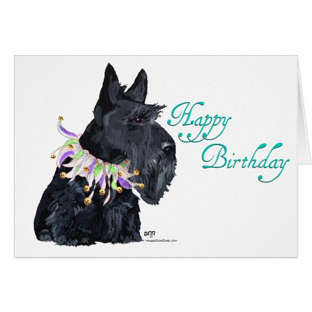 Schotse Terrier Feestbeest (Voorkant Horizontaal)