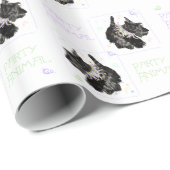 Schotse Terrier Feestbeest Cadeaupapier (Rol Hoek)