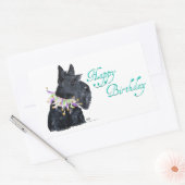 Schotse Terrier Feestbeest Rechthoekige Sticker (Envelop)