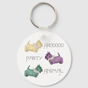 Schotse Terrier Feestbeest Sleutelhanger