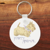 Schotse Terrier Feestbeest Sleutelhanger (Voorkant)