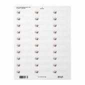 Schotse Terrier gaat naar huis Etiket (Full Sheet)
