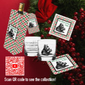 Schotse Terriër Gepersonaliseerd Wee Dram Tartan Servet