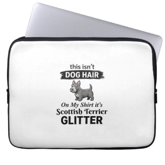 Schotse Terrier Glitter Grappige Hond Liefhebber O Laptop Sleeve