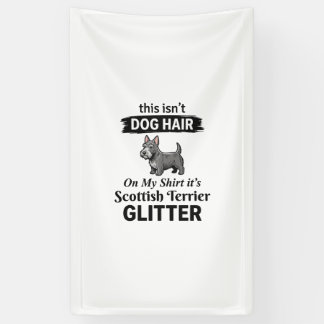 Schotse Terrier Glitter Grappige Hond Liefhebber O Spandoek