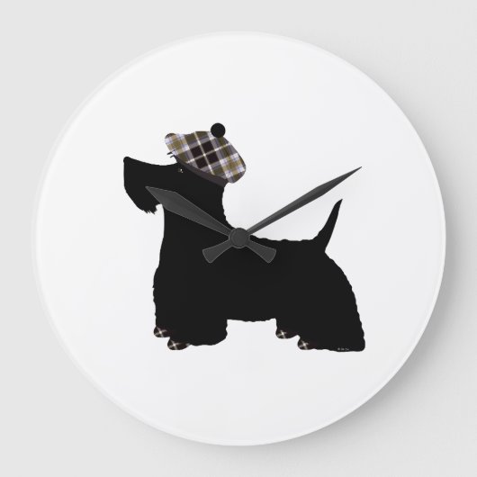 Schotse Terrier Grote Klok (Voorkant)