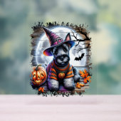 Schotse terriër Halloween Acryl Bord (Neutraal)