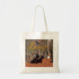 Schotse Terrier Halloween Boodschappentas Tote Bag