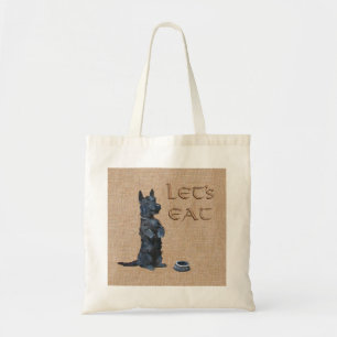 Schotse Terrier Halloween Boodschappentas Tote Bag