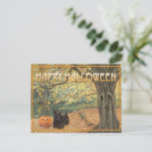 Schotse Terrier Halloween Briefkaart (Staand voorkant)