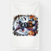 Schotse terriër Halloween Spandoek (Verticaal)