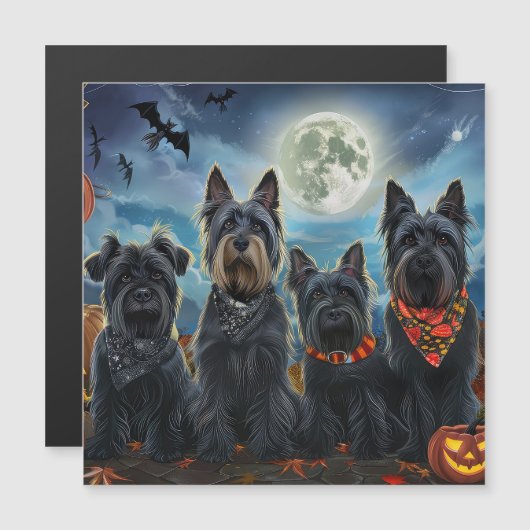 Schotse Terrier Halloween Spoken (Voorkant / Achterkant)