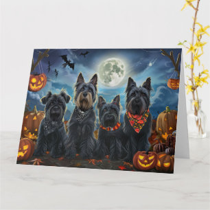 Schotse Terrier Halloween Spoken Kaart