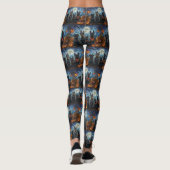 Schotse Terrier Halloween Spoken Leggings (Achterkant)