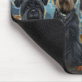 Schotse Terrier Halloween Spokenbury Muismat (Hoek)