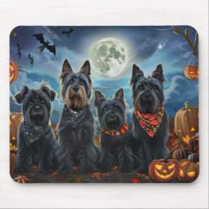 Schotse Terrier Halloween Spokenbury Muismat