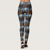 Schotse terriër Halloween Spooky Leggings (Achterkant)