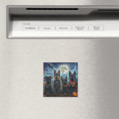 Schotse terriër Halloween Spooky Magneet (Insitu (Vaatwasser))