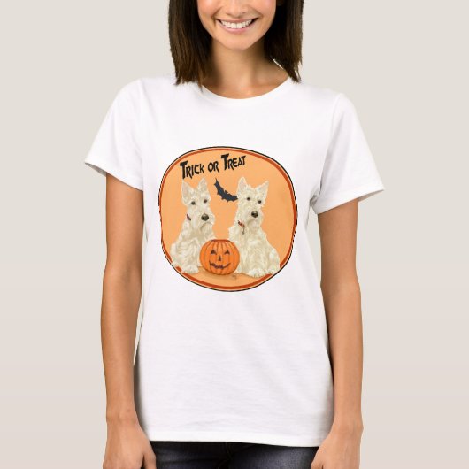Schotse Terrier Halloween T-shirt (Voorkant)