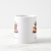 Schotse Terrier Herfst Mok met gepersonaliseerde n (Center)