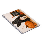 Schotse Terrier Herfst Notitieboek (Rechterzijde)