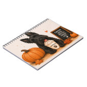 Schotse Terrier Herfst Notitieboek (Linkerzijde)