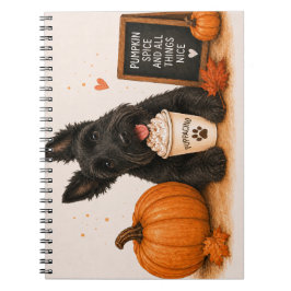 Schotse Terrier Herfst Notitieboek