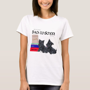 Schotse Terrier Herfst Seizoensontwerp T-shirt