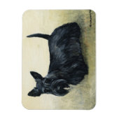 Schotse Terrier Hond Art Magnet Magneet (Verticaal)
