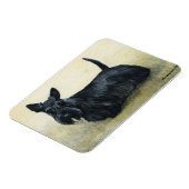 Schotse Terrier Hond Art Magnet Magneet (Linkerzijde)