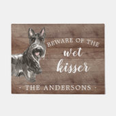 Schotse Terrier Hond Gepersonaliseerde Deurmat (Voorkant)