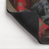 Schotse Terrier Hond Kerst Feestelijk Muismat (Hoek)