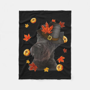 Schotse Terriër Hond Pelgrim Pet Herfst Happy Beda Fleece Deken