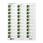 Schotse Terrier Hond Retouradres Label (Full Sheet)
