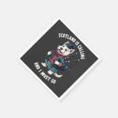 Schotse Terrier Hond Schotland Roept & Ik Moet  Servet (Hoek)