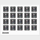 Schotse Terrier Hond Schotland Roept & Ik Moet Vierkante Sticker (Vel)