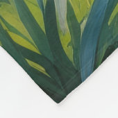 Schotse Terrier Hond Spring Bloemen Schilderen Fleece Deken (Hoek)