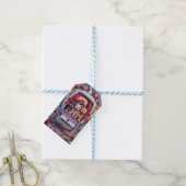 Schotse Terrier Hond Valentijnsdag Cadeaulabel (Met Touw)