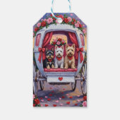 Schotse Terrier Hond Valentijnsdag Cadeaulabel (Achterkant)