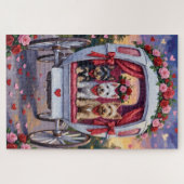 Schotse Terrier Hond Valentijnsdag Legpuzzel (Horizontaal)