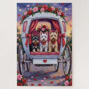 Schotse Terrier Hond Valentijnsdag Legpuzzel