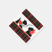 Schotse Terrier Honden Gift Giving Servet (Hoek)