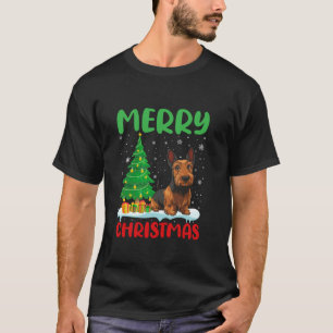 Schotse Terriër Hondenboom Xmas Trui Lelijke Chris T-shirt