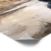 Schotse Terrier Hondenkunst Print Poster (Hoek)