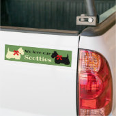 Schotse Terrier, ik hou van mijn Schotse whisky/pi Bumpersticker (Op Truck)