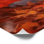 Schotse Terriër in de herfst laat Herfst inspirere Perfect Poster (Hoek)