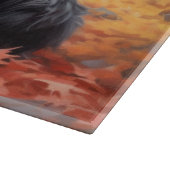 Schotse Terriër in de herfst laat Herfst inspirere Snijplank (Hoek)